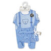Bonjour Bebe  5 Piece Set Bear Suspender Newborn