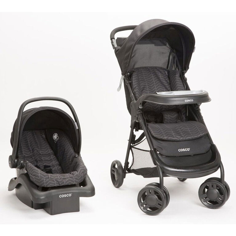 Cosco Lift and Stroll Plus Travel System - Black Arrow
