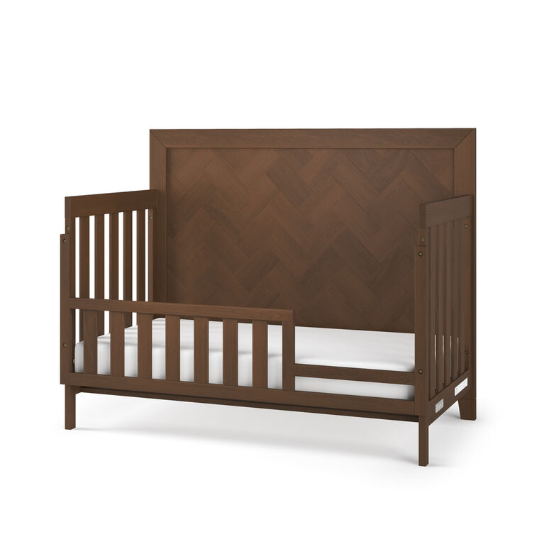 Child Craft Kieran 4-in-1 Convertible Crib, Toasted Chestnut