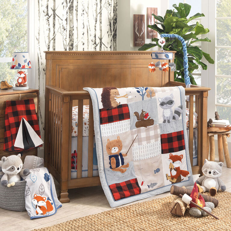 Lambs & Ivy - Little Campers 3-Piece Crib Bedding Set