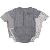 Koala Baby 3-Pack Diaper shirt - Grey, 0-3 Months