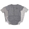 Koala Baby Paquet de 3 Caches couches - Gris, 0-3 Mois.