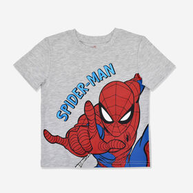 Marvel Spiderman Haut À Manches Courtes Gris 3/4