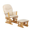 Lennox Furniture Blake Honey Glider & Ottoman - Wheat