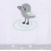 Koala Baby - Grey Woven Washcloth - 6 Pack