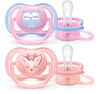 Avent Ultra Air Pacifier 0-6 Months  2 Pac - L'assortiment peut varier