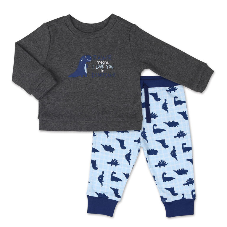 Koala Baby Dinomite Boy Long Sleeve Shirt And Pants Set Newborn