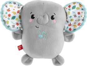 Fisher-Price-Peluche &eacute;l&eacute;phant musicale pour b&eacute;b&eacute; avec vibrations apaisantes