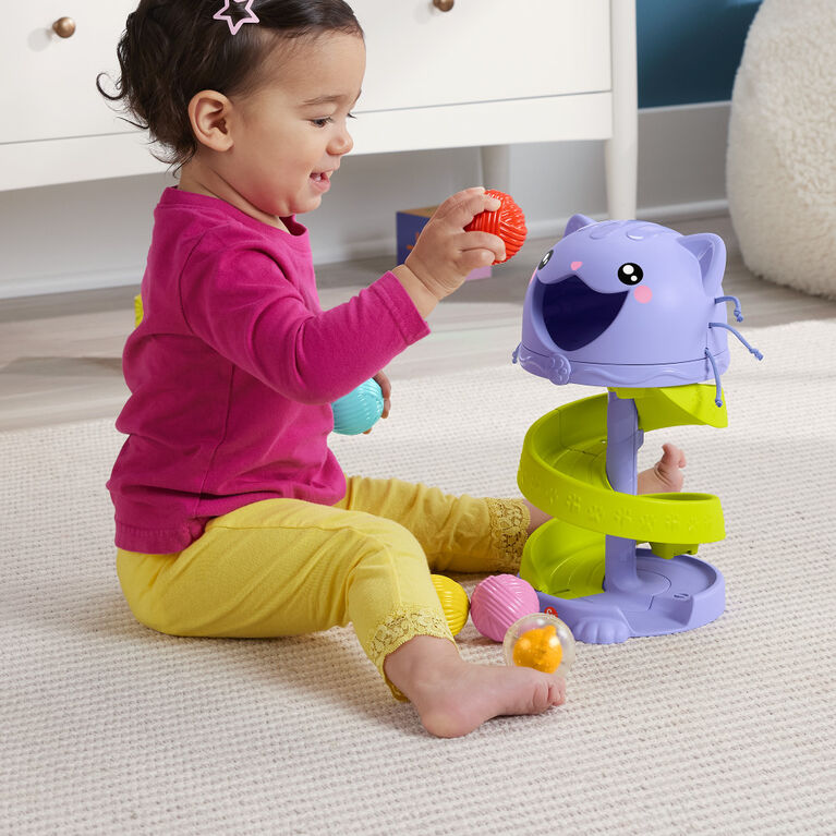 Fisher-Price-Tour Chat à Balles-Centre d'activités pour tout-petits