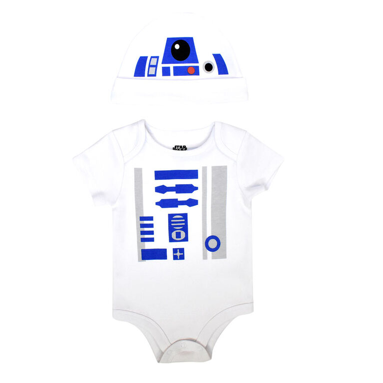 Star Wars Bodysuit with Hat - White, 12 Months