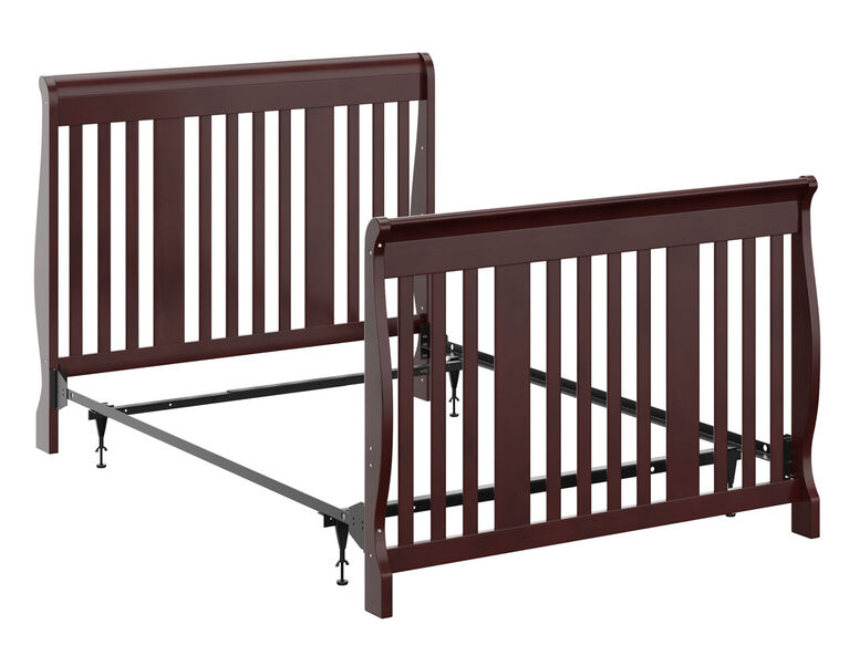 Storkcraft Full Size Crib Conversion Kit Metal Bed Frame Black