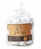 Jesse & Lulu Lot de 12 gants de toilette sur le thème du ciel : gris