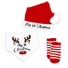 Baby Mode My 1st Christmas Hat, Bib and Sock Set Reindeer