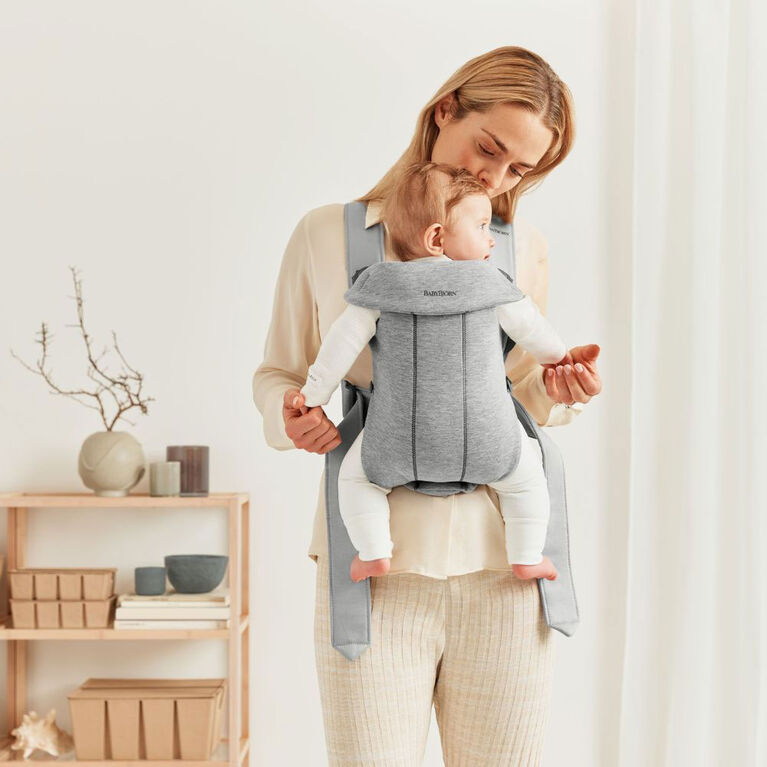 BabyBjorn Baby Carrier Mini 3D Jersey Light Grey