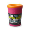GoSili OH! Cup, 12oz., Orange Hot Pink