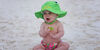 Zoocchini - Swim Diaper & Hat Set - Frog - Medium