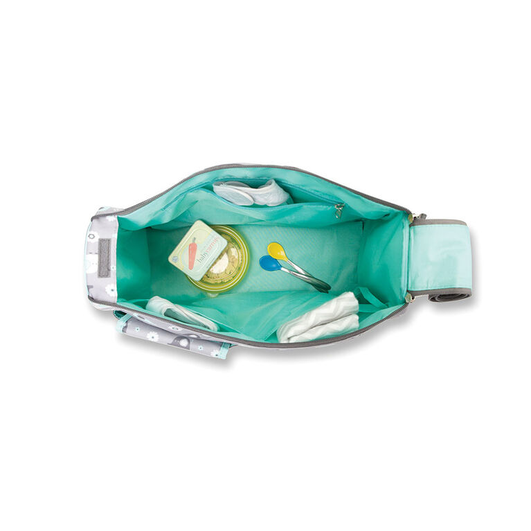 Baby Boom Elephant Duffle Diaper Bag Grey Green Babies R Us Canada