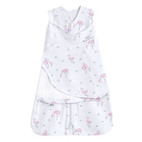 HALO SleepSack Swaddle - Cotton - Flamingos Small 3-6 Months