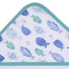 Koala Baby - Blue Hippo Kint Hooded Towel - 3 Pack