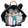 Baby Brezza Martine Backpack Diaper Bag - Black & Tan