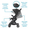 Maxi-Cosi Lara Ultracompact Stroller - Essential Black