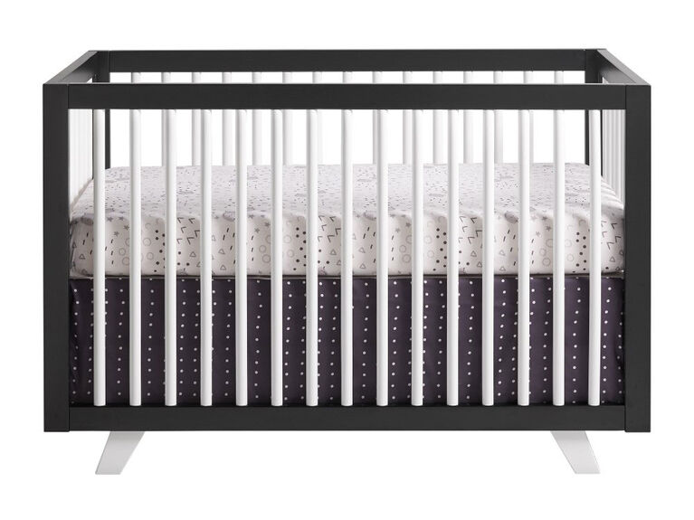 Visby 3-In-1 Black/White Crib - R Exclusive
