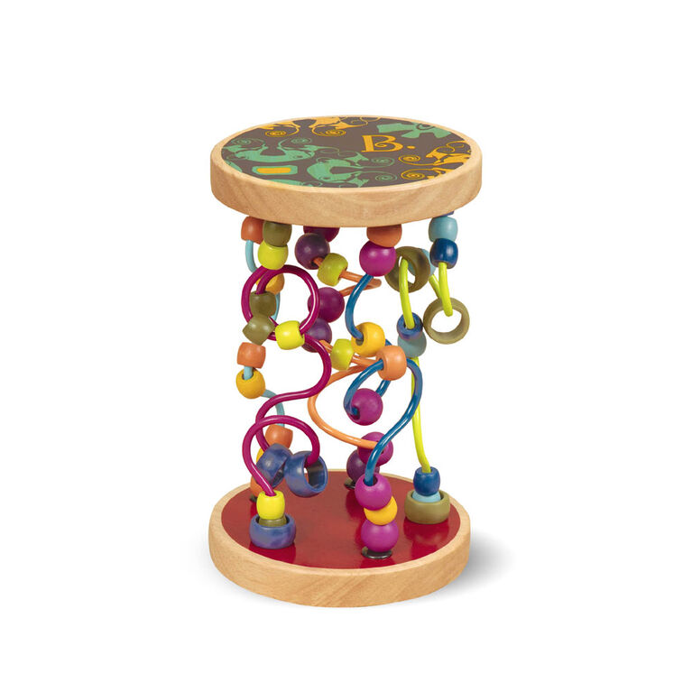 Labyrinthe &agrave; perles en bois, A-Maze - Loopty Loo, B. toys
