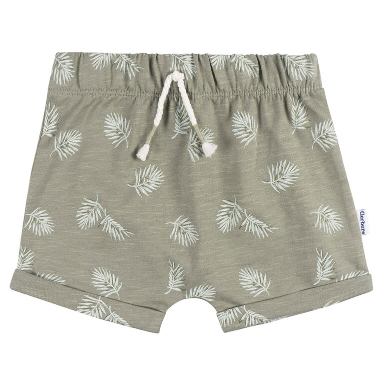 Gerber Childrenswear - 2-Piece Shirt + Top Set - Palms - 6-9M