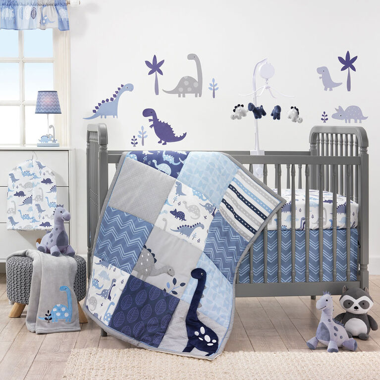 Bedtime Originals Roar 3Piece Crib Bedding Set Blue Babies R Us