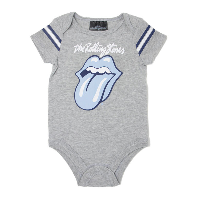 Rolling Stones Cache couche en tricot gris Nouveau-né