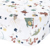 Perlimpinpin-Muslin fitted sheet-Jungle green