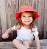 ZOOCCHINI - Chapeau de Soleil Bébé UPF50+ Fraise 6-12m
