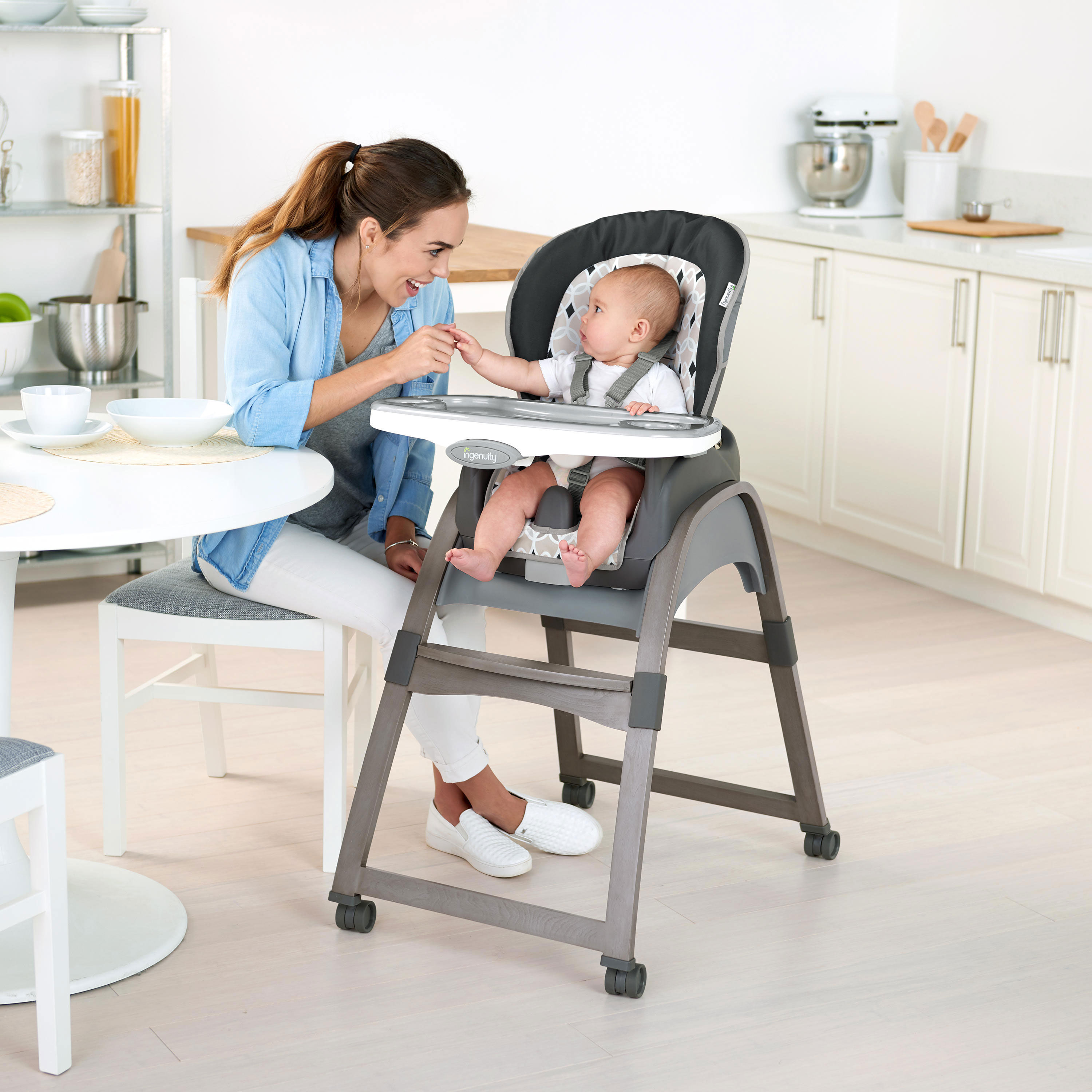 Ingenuity Trio 3 in 1 Wood High Chair Ellison