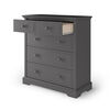 Child Craft Camden Ready to Assemble 4-Drawer Chest - Cool Gray