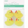 Faveurs de canard en caoutchouc pour baby shower, 4un