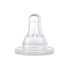 First Essentials by NUK Replacement Bottle Nipples, Silicone, Fast Flow, 6-Pack