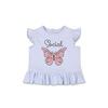 Tee-shirt avec volants aux manches papillon et Social Koala Baby  -18 mois