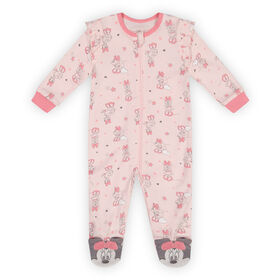 Minnie Mouse Sleeper Pink 3/6M