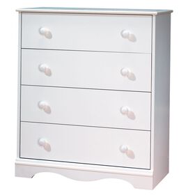 South Shore, 4-Drawer Chest - Pure White