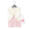 Bonjour Bebe - Ensemble de robe 3 pièces pour filles: Coeur - 3-6 Mois
