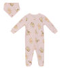 Winnie the Pooh 2 Piece Sleeper-Bib Coral 12/18M