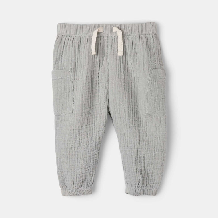 Pantalon Plisse Gris RISE Little Earthling