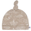 Just Born  - 2 piece Swaddle Blanket+Hat Ivory Tan Forest
