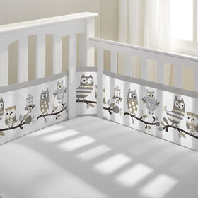 Breathable Baby Crib Liner - Owl