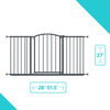 Extra Wide Decor Safety Gate Grey