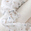 Lulujo - 2 Pack Cotton Muslin Swaddles - Puppy+Stars