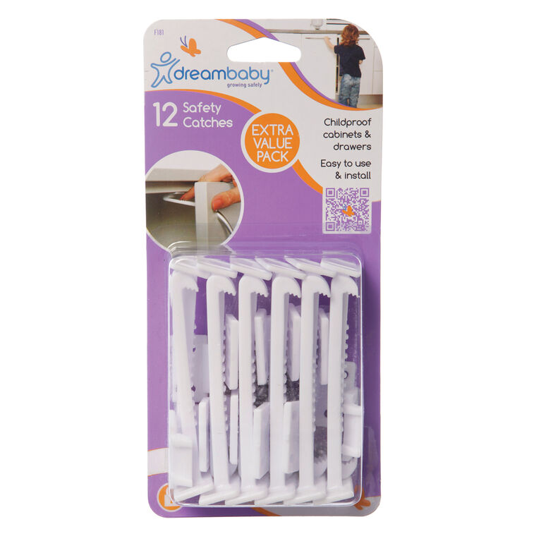 Dreambaby Safety Catches - 12-Pack
