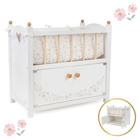 Lit en bois 2 en 1 avec cabine, Little Flora