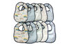 Emballages de 10 bavoirs en tissu éponge Koala Baby.