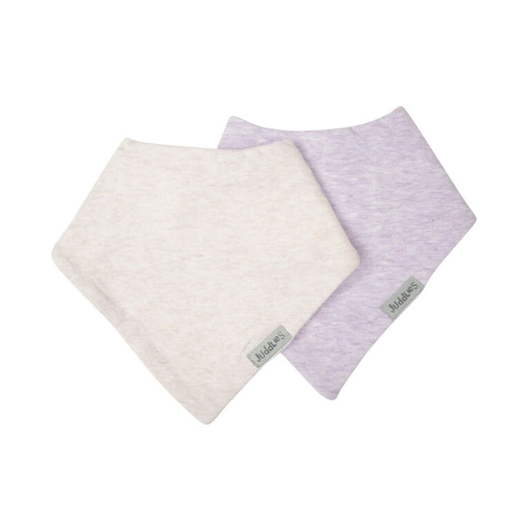 Juddlies - Breathe EZE 2PC Bandana Bib Lavender + Rosewater